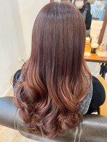 マリアバイアフロート(Maria by AFLOAT)&nbsp;【山田】細かめ立体感ハイライトピンクベージュ