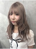 【透明感カラー】ミルクティーベージュ