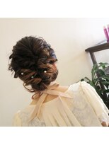 ブラウンヘアー(BROWN HAIR)&nbsp;お呼ばれヘア★