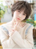 ダークグレージュくせ毛風ナチュラルマッシュa上尾20代30代40代