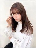 オフィスヘア ☆ ミルクティーブラウン