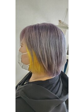 キキヘアメイク(kiki hair make) パープルアッシュ☆