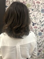 ユアーズ 四街道店(HAIR&NAIL YOURS)&nbsp;ゆるふわ巻きエイジング春パーマ鎖骨ミディ大人ハイライト透明感