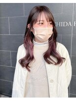 リーフェ バイアルティナ(Rife by artina)&nbsp;イヤリングカラー_インナーカラーピンク_ピンクベージュ