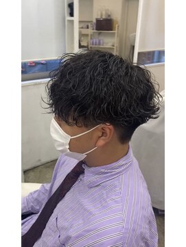 メンズ サロン ドット トウキョウ 町田店(men's salon dot. tokyo) 【橋本滉太】マッシュ×波巻きスパイラル
