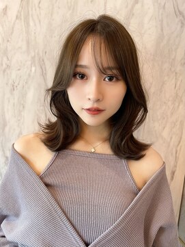 ルームバイシー 新宿(Loom. by Sea) 【Loom.林】くびれヘア/韓国ヘア/ペールベージュ