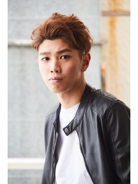 クレスト 近江八幡店(CREST) マッシュツーブロックメンズパーママッシュウルフメンズカット