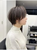 チークバング 抜け感 もみれげ ショート 似合わせ 小顔 韓国風
