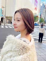 シー バイ ロンド 新宿(Sea by Lond)&nbsp;ショートボブ×ショコラアッシュ【韓国ヘア/髪質改善/新宿】
