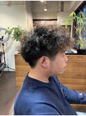 ご新規メンズカット　ツイストパーマ　20代 30代　40代 50代