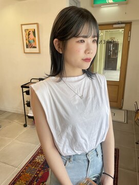 ローレンアオ(LOREN AO) ミルクティーベージュダブルカラーインナーカラーケアブリーチ