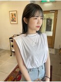 ミルクティーベージュダブルカラーインナーカラーケアブリーチ