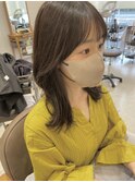 顔まわりがかわいいくびれヘア