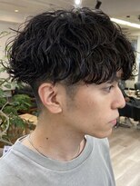 キングオブヘアバイノイズアンドフィフス 京都駅前店(KING of hair by NOISM&fifth)&nbsp;波巻きスパイラルパーマツーブロックツイストスパイラルパーマ