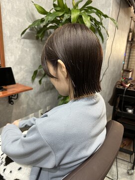 シールドヘアー 沖縄 新都心(C'LD Hair) 【C’LD 】ぷっつりボブ/切りっぱなしボブ/ヘイリーボブ/ボブ