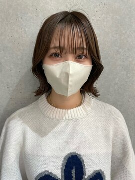 サンド 池袋(sand) 前髪パーマ/マチルボブ/髪質改善/アッシュカラー/グレーベージュ