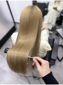 shinkaストレート(髪質改善縮毛)+艶出しトリートメント