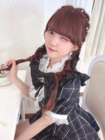 リルミー(Lilme)&nbsp;石田萌依ちゃん＊編み込みおさげヘア＊まゆ