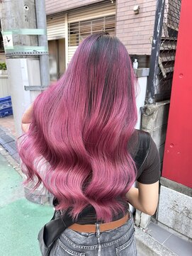 エゴ 池袋(EGO) 10代20代30代外国人風バレイヤージュ　ハイライトカラー