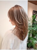 透明感カラー*レイヤー*セミロング*30代40代50代