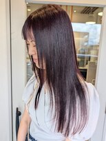 ポジ(poji)&nbsp;ミディアム　ミディアムレイヤー　セミディ　地毛風カラー