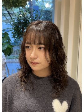 シアン 栄店(CYAN.) 半年前のブリーチ履歴にパーマ♪