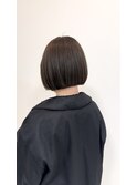 オリーブグレージュ×白髪ぼかしシークレットハイライト