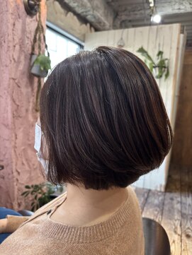 ロッソバイアルター 鎌取(ROSSO by aL-ter) 【黒髪/ボブルフ/ネビージュ/小顔/ワンレン】石橋　鎌取