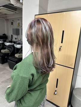 トクテ 高円寺(tokute) グレージュカラー/ボブウルフ/黒髪/ココアベージュ