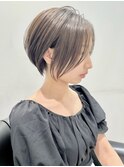 似合わせショート/フェザーショート/細めハイライト