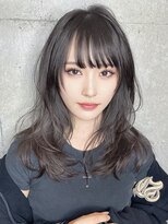 リークフー(Ree cu fuu)&nbsp;透明感カラーオリーブベージュレイヤーカット10代20代30代/