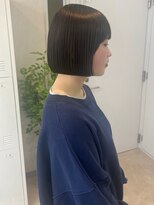 トレヘアー 京都 烏丸(tRe hair)&nbsp;切りっぱなしボブ / タッセルボブ / 小顔カット / 艶髪