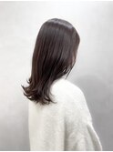 ◎韓国ヘアー顔周りレイヤーおくれ毛ミディアム前髪名古屋/名駅