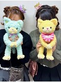 推し活に最適♪『編み込みカチュ＋サイドお団子(*´▽｀*)』
