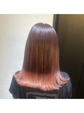 サロンドミルク 溝の口店(salon de MiLK) ピンク裾カラー