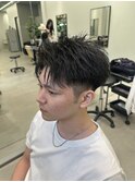 フェザーパーマ/スパイキーショート/スペインカール/[大分駅]