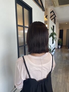 カルム ノエル(CALME noel) 外ハネ×艶々カラー