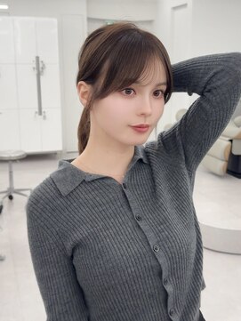 アマトウキョウスマートサロン(AMA TOKYO×Smart Salon) くびれレイヤー/顔まわりカット/レイヤーカット/小顔ヘア
