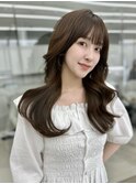 韓国風レイヤーカット髪質改善ダブルカラーハッシュカット