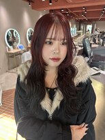 ヘアーアンドメイク ビス(HAIR&MAKE bis) チェリーピンクルーツカラー【咲 奈】