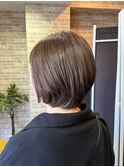 明るめな白髪染めで、おしゃれに