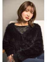 パール(PEAR+L)&nbsp;艶カラー × くびれボブ