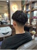 MEN’S HAIR/波巻きツイストスパイラル/リバースセンターパート