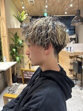 ハープット 府中けやき並木店(HearPut) 70%ハイライトツイストスパイラルパーマ