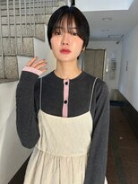 トリッカ シブヤ(TRICCA SHIBUYA) 黒髪ショート/マッシュ/前髪あり/小顔/透明感/束感/似合わせ