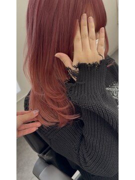 エルエスヘアー(LS HAIR) Cherry red×海外レイヤー
