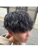 メンズ波巻きパーマ