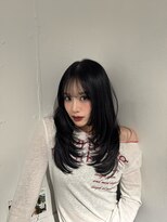 ミヨン 京都烏丸店(miyon) 【miyon】韓国レイヤーカット×暗髪カラー×髪質改善
