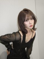 コア 銀座(COA) 小顔見え透け前髪×韓国くびれミディアム