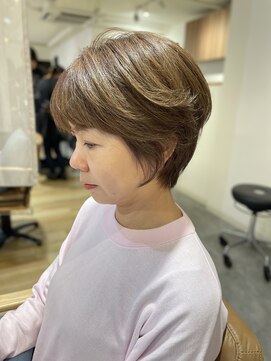 パプスドコワフュール 甲子園口店(Pap's de coiffeur) 西宮美容室/甲子園口美容室/パプス甲子園口/ショートボブ
